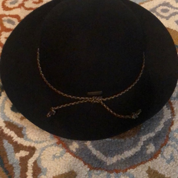 ADORA BRIMMED FELT HAT WITH BRONZE BRAIDED BAND - Picture 2 of 3